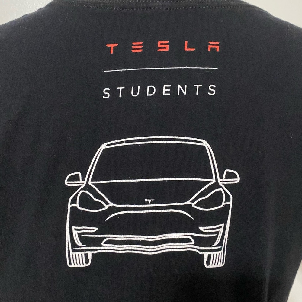 RARE Authentic Tesla Students Tee. Intern Program Issue. Sz M